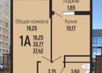 Продается 1-комнатная квартира, 37 м2, Краснодар, Заполярная улица, 39к1, Заполярная улица