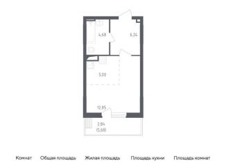 Продаю квартиру студию, 31.6 м2, Московская область, 2-й квартал, 1к1