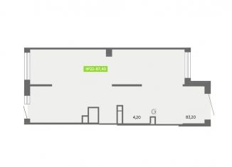 Помещение свободного назначения на продажу, 87.4 м2, Кудрово, Солнечная улица, 10к1
