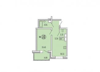 Продается 1-комнатная квартира, 40.8 м2, Иркутск, ЖК Эволюция