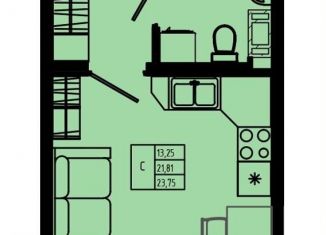 Квартира на продажу студия, 23.8 м2, Ленинградская область