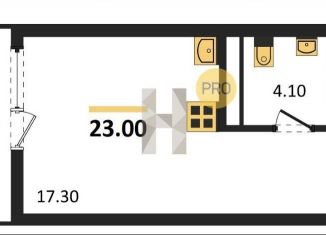 Квартира на продажу студия, 23 м2, Аксай