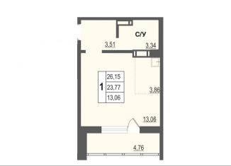 Продается квартира студия, 23.8 м2, Челябинск, Ярославская улица, 28Г