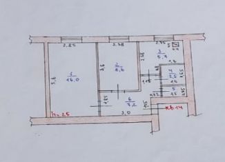 Продам 2-ком. квартиру, 41.1 м2, село Бессоновка, Сурская улица, 115А