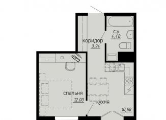 Продаю 1-комнатную квартиру, 31.3 м2, Санкт-Петербург, муниципальный округ Светлановское