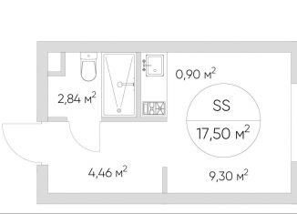 1-ком. квартира на продажу, 17 м2, Москва, станция Калитники