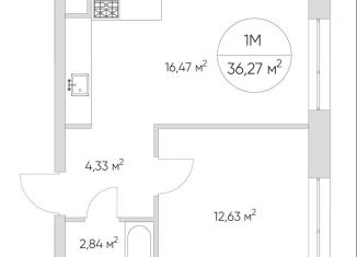 Продается однокомнатная квартира, 36 м2, Москва, станция Калитники