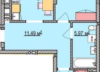 Продается 2-комнатная квартира, 75.5 м2, Калининградская область, улица Гагарина, 87