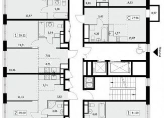 Продаю 1-комнатную квартиру, 50.4 м2, Москва, 3-я Гражданская улица, 21, район Богородское