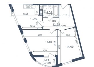 Продаю 2-комнатную квартиру, 60.6 м2, Сестрорецк, ЖК Светлый Мир Внутри