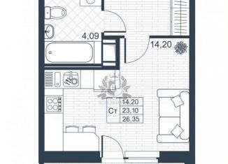 Продам квартиру студию, 23.1 м2, Коммунар, Ново-Антропшинская улица, 5к1, ЖК Ново-Антропшино