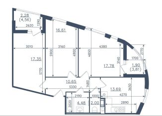 Продается трехкомнатная квартира, 86.7 м2, Сестрорецк, ЖК Светлый Мир Внутри