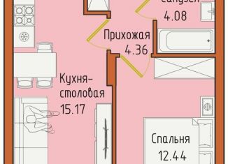 Продам 1-ком. квартиру, 38.4 м2, Светлогорск