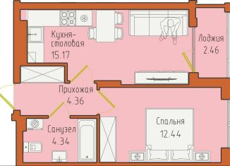 Продажа 1-комнатной квартиры, 38.8 м2, Светлогорск