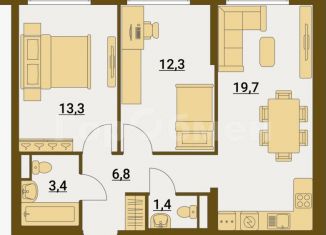 Продам трехкомнатную квартиру, 57 м2, Москва, метро Ховрино, Ижорская улица, 6к6