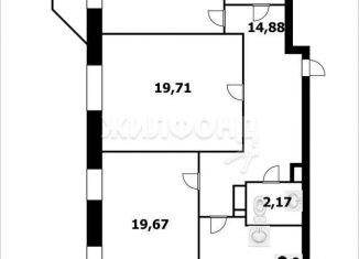 Продажа трехкомнатной квартиры, 86.9 м2, Новосибирская область, Гурьевская улица, 177/1