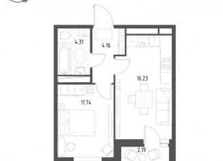 Продается 1-комнатная квартира, 37.5 м2, Екатеринбург, метро Уральская