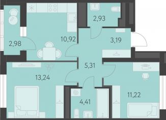 Продаю 2-комнатную квартиру, 52.7 м2, Екатеринбург, метро Чкаловская