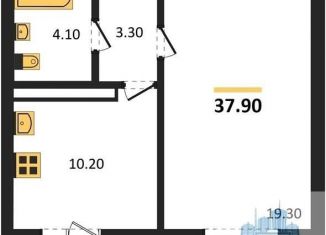 Продам 1-комнатную квартиру, 37.9 м2, Воронеж, улица Серафима Саровского, 181, ЖК Новое Подгорное