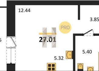 Продажа квартиры студии, 27 м2, Новосибирская область