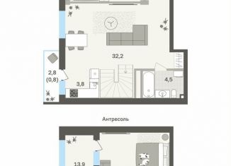 Продажа двухкомнатной квартиры, 98.8 м2, Пермь, Мотовилихинский район