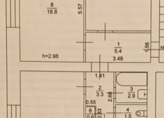 Продаю 3-ком. квартиру, 76.4 м2, Сызрань, Гидротурбинная улица, 26