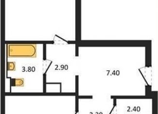 Продажа 2-ком. квартиры, 68.6 м2, Воронеж, улица Загоровского, 13к2