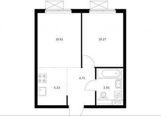 Продается однокомнатная квартира, 34.4 м2, городской посёлок Янино-1, ЖК Янинский Лес, жилой комплекс Янинский Лес, 6