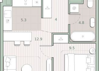 Продается однокомнатная квартира, 36.5 м2, Москва, ЗАО