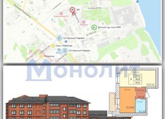 Продается однокомнатная квартира, 39.2 м2, Ярославская область, 2-й Норский переулок, 8