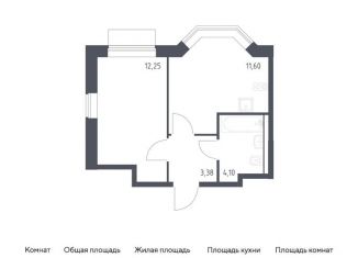 Продажа 1-ком. квартиры, 31.3 м2, Москва, жилой комплекс Квартал Домашний, 1, ЮВАО