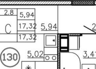 Продаю квартиру студию, 17.3 м2, Ленинградская область