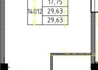 Продается квартира студия, 29.6 м2, Омск, улица Маршала Жукова, 156