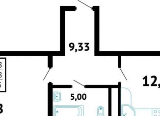 Продажа 1-ком. квартиры, 47.9 м2, Новороссийск, улица Удалова, 10к1, ЖК Кутузовский