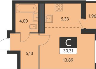 Продажа квартиры студии, 29.3 м2, Екатеринбург, метро Чкаловская