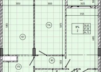 Продам 2-комнатную квартиру, 84.8 м2, Нальчик, район Горная, улица Тарчокова, 58В