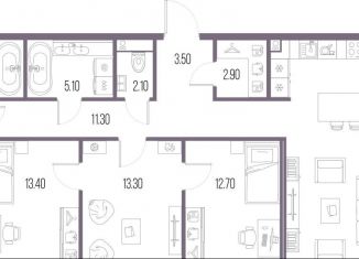 Продаю 4-ком. квартиру, 134.9 м2, Москва, район Левобережный