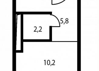 Квартира на продажу студия, 18.2 м2, Москва, ЗАО, Аминьевское шоссе, 7