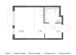 Продается квартира студия, 22.8 м2, Московская область, проспект Василия Мамрова, 6