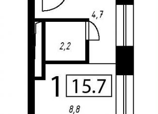 Продажа 1-комнатной квартиры, 15.7 м2, Москва, ЮВАО, Жигулёвская улица, 4к1