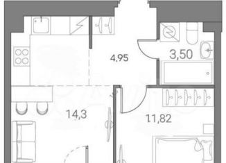 Продаю 1-комнатную квартиру, 35.1 м2, Москва, метро Стахановская, Рязанский проспект, 2с27