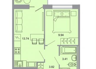 Продам 1-комнатную квартиру, 31.7 м2, Бугры, Тихая улица, 13к1