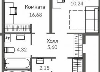 2-комнатная квартира на продажу, 69.5 м2, Крым