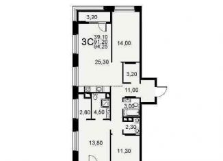 Продаю 1-комнатную квартиру, 37.8 м2, Рязань, Московское шоссе, 49к1