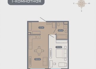 Однокомнатная квартира на продажу, 40.5 м2, Нижний Новгород, метро Горьковская