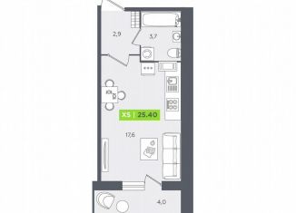 Продажа квартиры студии, 25.4 м2, Санкт-Петербург, Планерная улица, 87к1, муниципальный округ Юнтолово