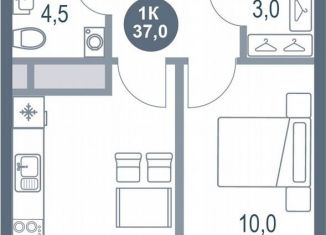 Продаю однокомнатную квартиру, 37 м2, Котельники, микрорайон Новые Котельники, 11