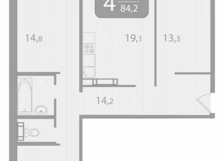Продажа 4-ком. квартиры, 84.2 м2, поселок Зональная Станция, улица Королёва, 20