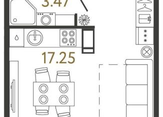 Продаю квартиру студию, 25.7 м2, Санкт-Петербург, метро Комендантский проспект