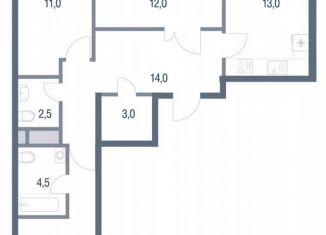 Продаю двухкомнатную квартиру, 52 м2, Котельники, микрорайон Новые Котельники, 11
